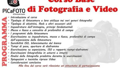Photo of Corso di fotografia e video organizzato da PiCaFOTO