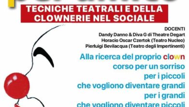 Photo of Terza edizione per “Un clown per amico.” Primo laboratorio al via il 21 ottobre con il duo Danny Danno e Diva
