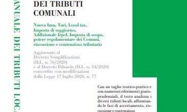 Photo of PRESENTAZIONE DEL VOLUME  “MANUALE DEI TRIBUTI COMUNALI” – HALLEY EDITORE