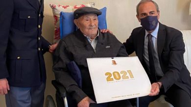 Photo of LA POLIZIA DI STATO FESTEGGIA I 100 ANNI DEL POLIZIOTTO NICOLO’ RIZZUTO