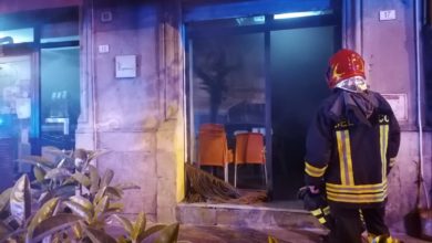 Photo of A fuoco stanotte un bar di Enna Alta. Incerte le cause