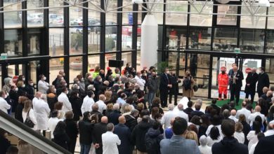 Photo of Inaugurazione nuovo Pronto Soccorso COVID, monumento Come madre e clinica veterinaria