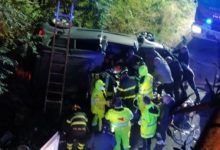 Photo of Enna: furgone precipita dalla monte cantina, due feriti