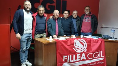 Photo of COMPLETATA LA NUOVA SEGRETERIA PROVINCIALE DELLA FILLEA CGIL ENNA
