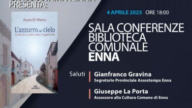 Photo of Il 4 aprile un nuovo incontro di cultura con il Circolo della Stampa di Assostampa Enna