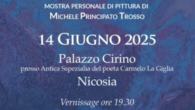 Photo of Michele Principato Trosso torna in Sicilia con “Nostos”: mostra a Nicosia, 14–16 giugno 2025