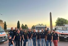 Photo of L’Ente Corpo Volontari Protezione Civile Enna affida uomini e mezzi a Maria Santissima della Visitazione nel corso della Lumina dei Soccorritori
