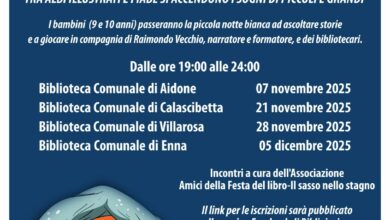 Photo of Quattro notti di letture e fiabe tra i libri: “La notte bianca dei racconti inBiblioteca” con Raimondo Vecchio