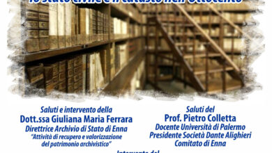Photo of Enna, Biblioinsieme: doppio evento a Enna tra storia, archivi e conversazioni letterarie