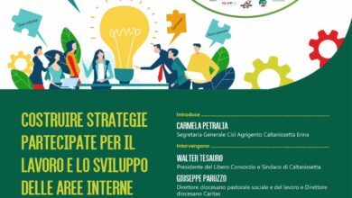 Photo of Caltanissetta, “Costruire strategie partecipate per il lavoro e lo sviluppo delle aree interne”: la CISL promuove un confronto sul futuro dei territori interni