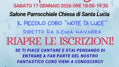 Photo of Il piccolo coro “Note di Luce” compie un anno: al via le nuove iscrizioni
