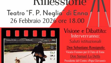 Photo of Enna, dal 26 febbraio “Cinema e Riflessione” al Teatro Neglia
