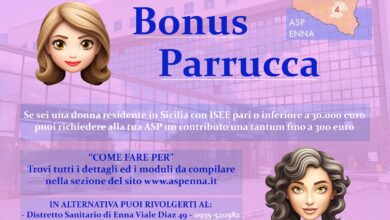 Photo of ASP Enna: sostegno alle pazienti per acquistare una parrucca