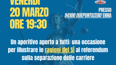 Photo of Enna, questa sera “AperiSì”: aperitivo-dibattito sul referendum
