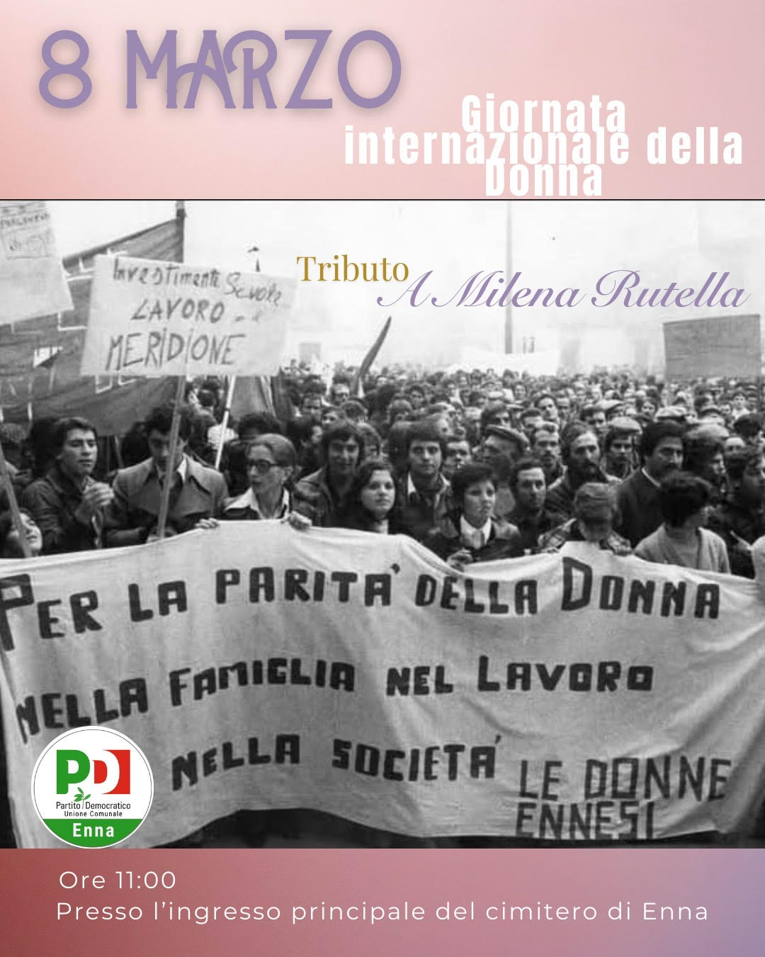 Photo of Enna, il PD ricorda Milena Sciuto Rutella