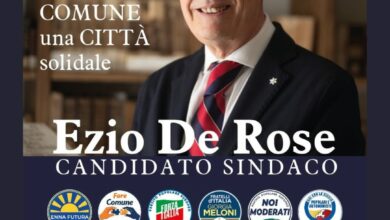 Photo of Enna, oggi alle 18 De Rose apre la campagna elettorale: visione di città e primi nomi della squadra