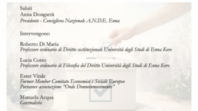Photo of “Voto consapevole”: incontro pubblico promosso da A.N.D.E. il 15 aprile