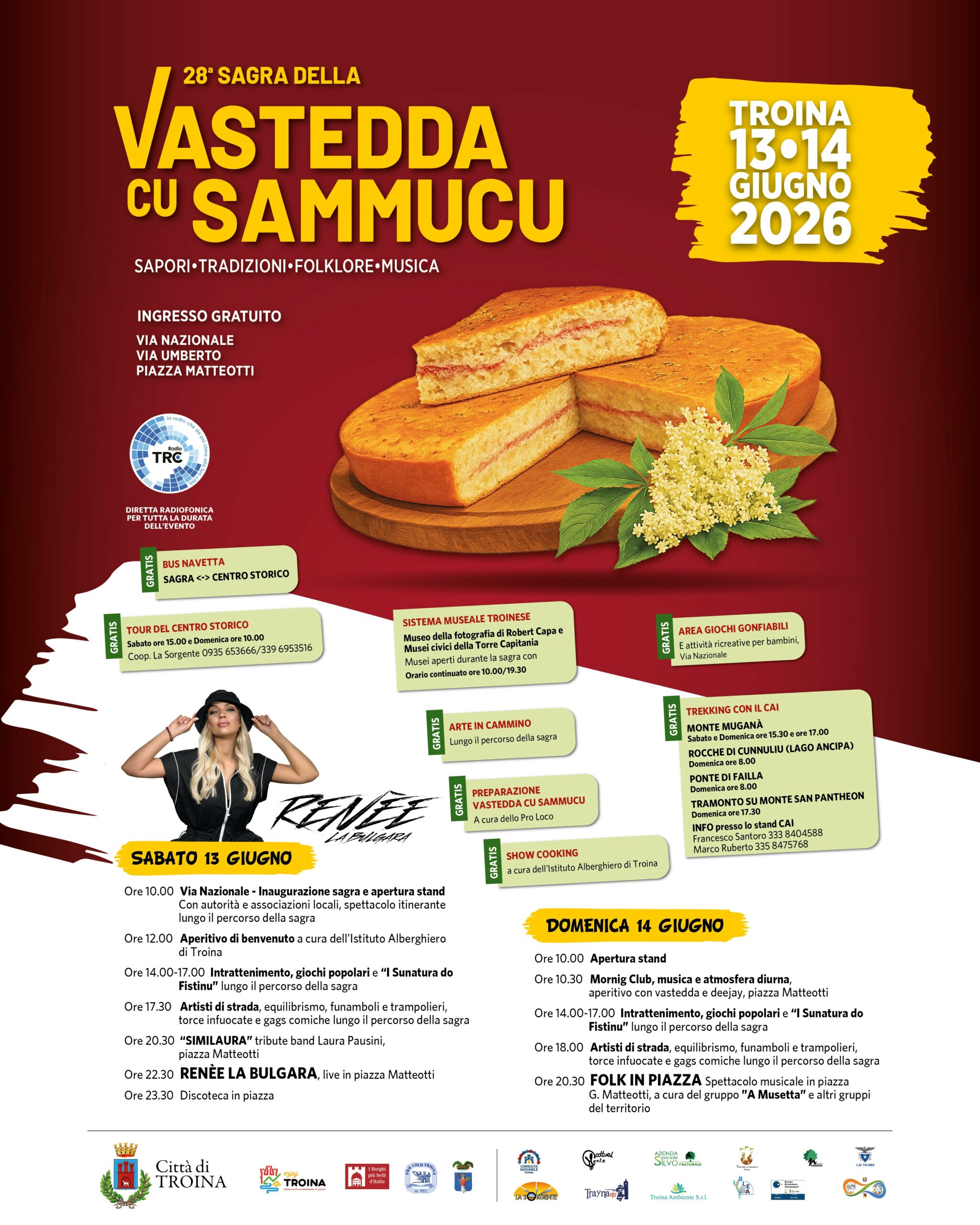 Photo of Troina (En), al via la XXVVIII Sagra della “Vastedda cu Sammucu”