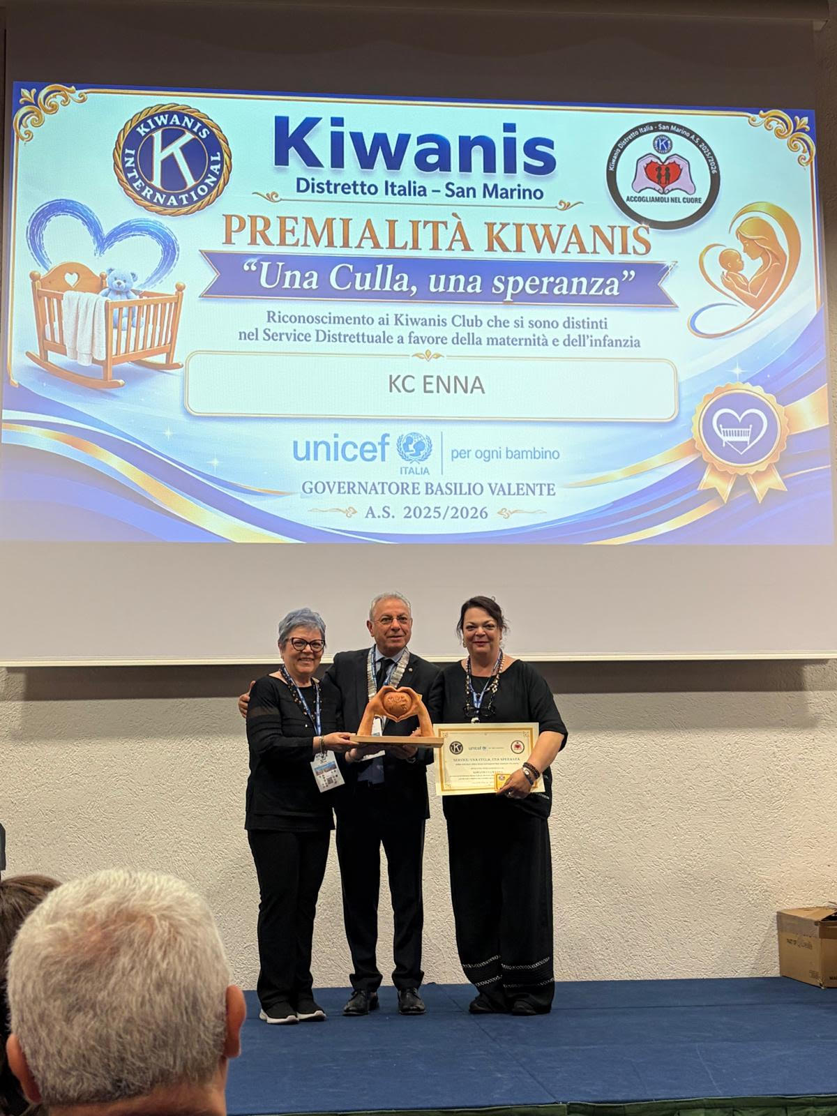 Photo of Il Kiwanis Club di Enna premiato alla Convention di Catania