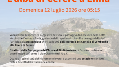 Photo of L’Alba di Cerere: la magia del risveglio tra storia e mito nella Enna antica