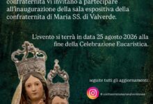 Photo of Enna, martedì 25 Agosto la Confraternita Maria Ss. di Valverde inaugura la sua Sala Espositiva “Custodi delle Origini”.