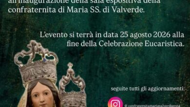 Photo of Enna, martedì 25 Agosto la Confraternita Maria Ss. di Valverde inaugura la sua Sala Espositiva “Custodi delle Origini”.