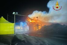 Photo of Enna, Incendio nella notte al Kartodromo Gilles Villeneuve al Bivio Ramata
