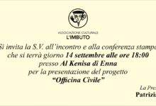 Photo of “Officina Civile”, una proposta per ripensare il Teatro Neglia: lunedì la presentazione ad Enna
